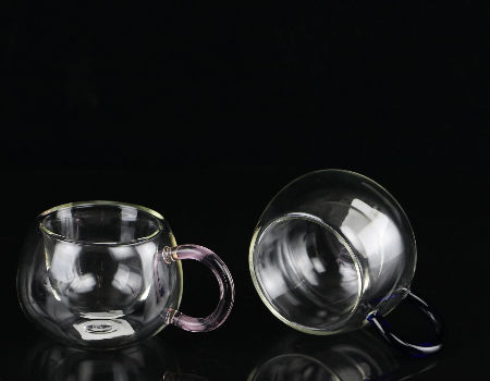 clear double wall coffee mugs