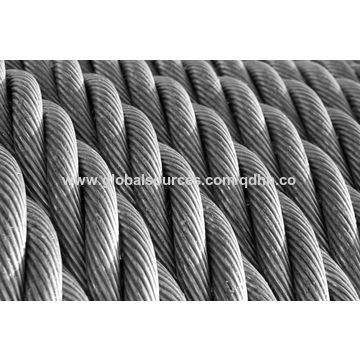 China 18X7+ FC/IWS no spinning steel wire rope, ungalvanized or ...