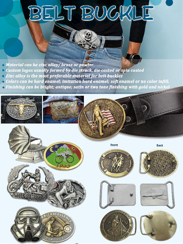 custom belt buckles