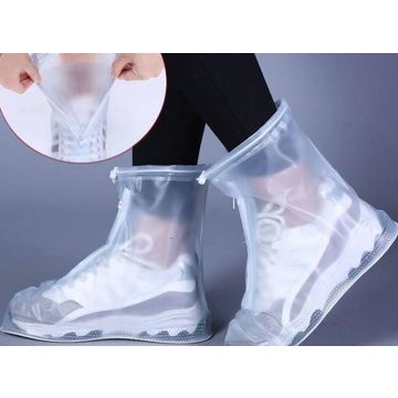 La cubierta transparente directa de las botas de lluvia de la fábrica espesó hombres y las botas de lluvia adultos antideslizantes de las mujeres