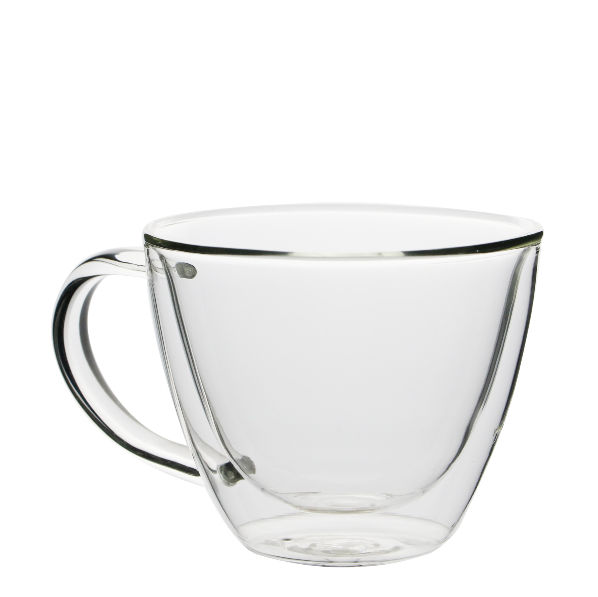 clear double wall coffee mugs