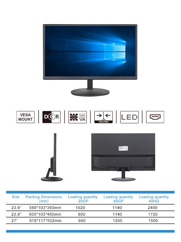 21 monitor dimensions