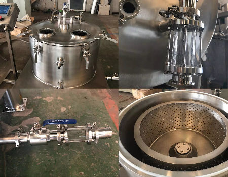 Low Temperature Insulation Extractor Basket Jacketed Ethanol Extraction ...