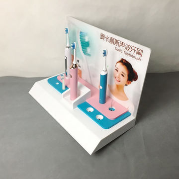 China Custom Bluetooth Toothbrushes Display Holder L Shape Supermarket ...