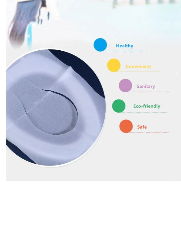 China Disposal toilet seat cover; watersoluble toilet seat cover on
