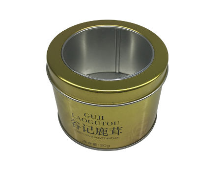 gold tin can