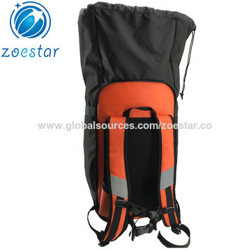 Sac à bandoulière pliant en plein air à double sac étanche en PVC, sac à  dos étanche, capacité: 25L (rouge)