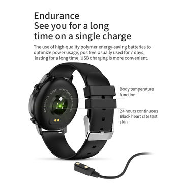 1.3" 360*360 Resolution IPS Full Touch Temperature heart rate blood pressure smart watches China 1.3" 360*360 Resolution IPS Full Touch Temperature heart rate blood pressure smart watches