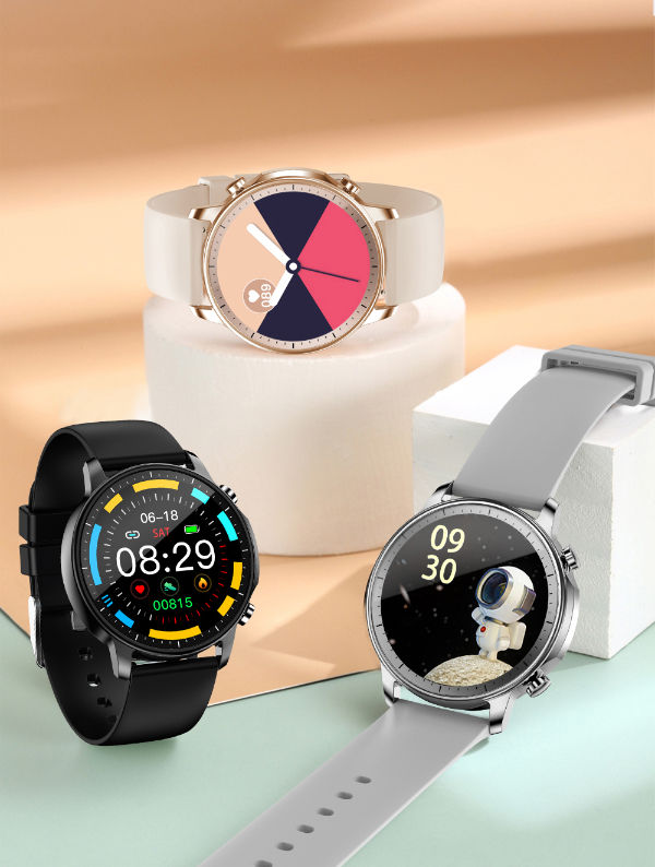 China 1.3" 360*360 Resolution IPS Full Touch Temperature heart rate blood pressure smart watches