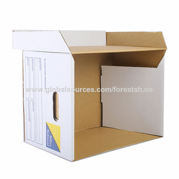 China Corrugated Carton Box, Archive Box, Kraft Corrugated Cardboard ...