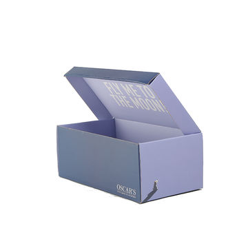 ChinaShoe box, customized printed foldable shoe packaging box with high ...