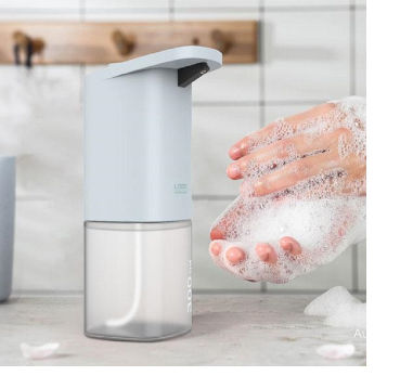 automatic hand soap & sanitizer dispenser