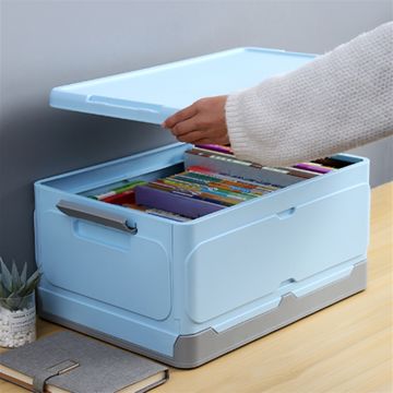ChinaCollapsible storage box Student book storage box multiple ...
