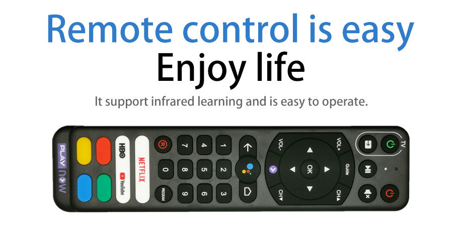 Multifunction Wireless voice TV BOX /Player remote controller, TV ...