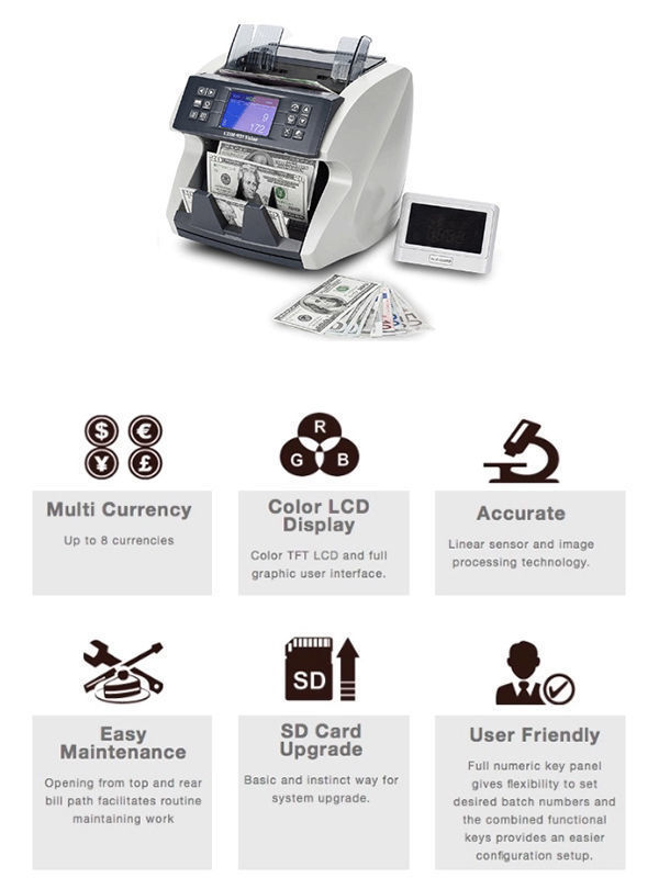ChinaCash Counter Online Battery Operated Commercial Digital Money Counter Currency Counters For