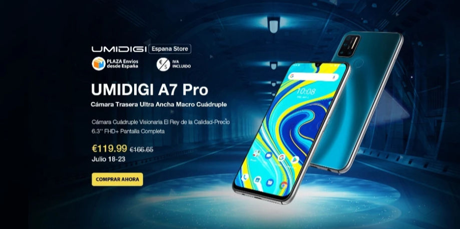 Global Umidigi A7 Pro To Android 10 4gb+64gb/128gb Octa Core