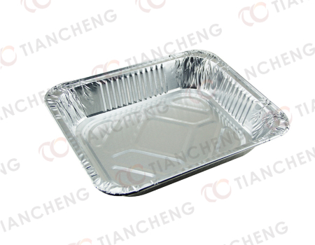 Buy Wholesale China Aluminum Foil Container,320ml Disposable Food Packing  Safe Gold Food Container,accept Customized Log & Gold Aluminium Foil Tray  at USD 0.12