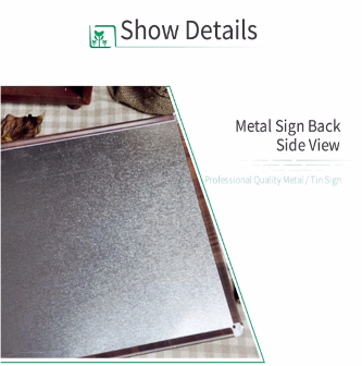 China Cheap Custom Metal Sign, Retro Tin Signs, Custom Metal Signs