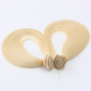 Extensiones de cabello liso Aohai, extensiones de cabello humano 613 rubio, cabello Remy de 8-30 ", precio al por mayor