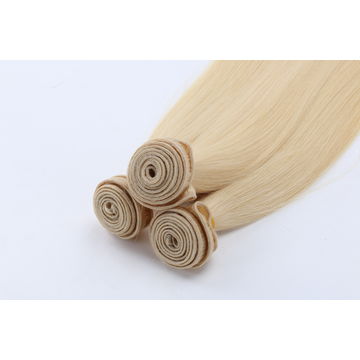 Extensiones de cabello liso Aohai, extensiones de cabello humano 613 rubio, cabello Remy de 8-30 ", precio al por mayor
