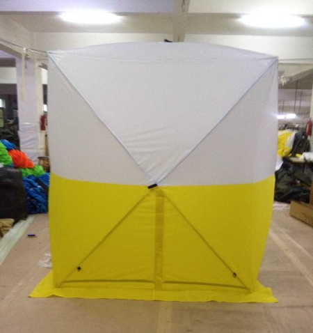 China 3x3m work tent with yellow & white colour