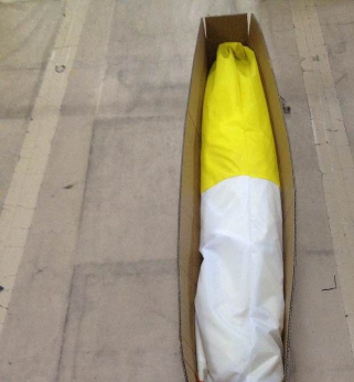 China 3x3m work tent with yellow & white colour