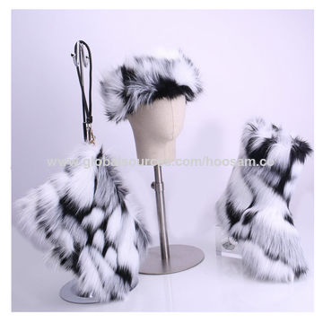 Faux fur boots on sale wholesale