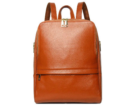 leather smart backpack