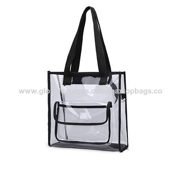 Buy Wholesale China Fashion Pvc Handbags Clear Bag Set Tote And Pouch  Transparent Girls Shoulder Bag Beach Bags & Fashion Pvc Handbags Clear Bag  Set Tote And Pouch at USD 3.85