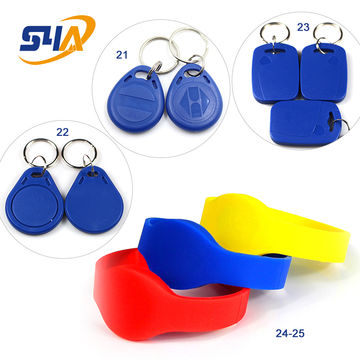 China ID access control sensor keychain ID-EM-21 blue keychain on ...