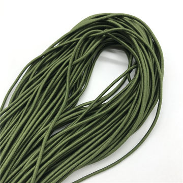 China 5yards 2mm Colorful High-Elastic Round Elastic Band Round Elastic ...