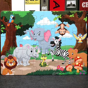 ChinaCustom Kids Wooden 3D Puzzle Jigsaw Toys For Children Cartoon ...
