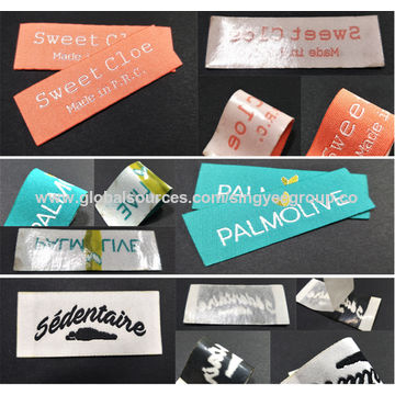 Bulk Buy China Wholesale Garment Satin Collar Label Woven