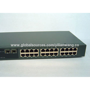 China 24 Ports 10/100/1000M With 2 SFP Uplink Unmanaged Gigabit ...