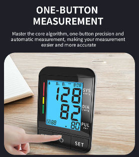 China CE FDA approval auto upper arm blood pressure meter BP machine ...