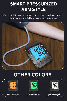 China CE FDA approval auto upper arm blood pressure meter BP machine ...