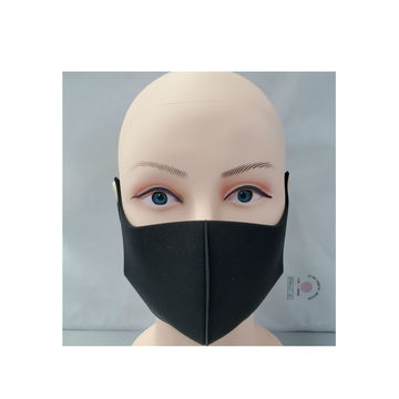 Mascarilla facial 3D, mascarilla negra para exteriores