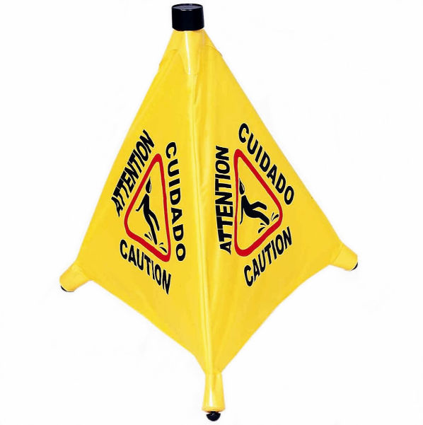 4-facet Pop-Up Caution Sign without Flash Light, 4-facet Pop-Up Caution ...