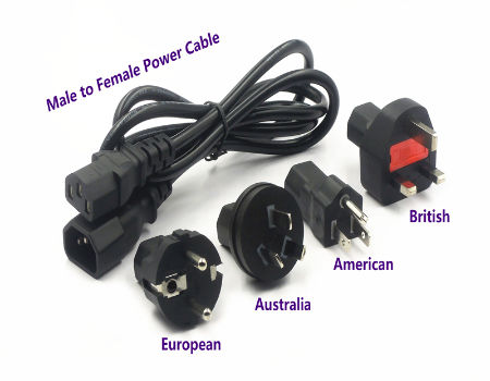 1.8 Meter 3 Pin UK Male Plug Power Cord Cable For Air Conditioner Refrigerator Cooker Power Cord Power Cord Extension Fishlor UK Power Cord