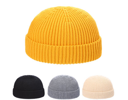 Unisex Cookies Hats Knitted Cuff Solid Beanie Hat Winter Warm Beanie Hats for Men Women Trendy Cookies Hat
