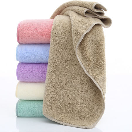 1pc Quick-dry Bath Towel Extra Large & Thick & Soft Coral Fleece