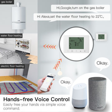 Alexa Google Home Weekly Programmable Smart Room WiFi Underfloor Heating  Temperature Thermostat - China Smart Thermostat, Floor Heating Thermostat