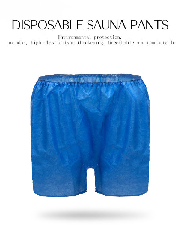 Men's disposable underwear large size for hospital/spa/sauna use
