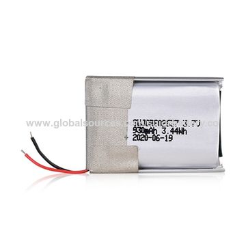 3.7V Rechargeable Li Polymer Battery LP303450 500mAh With PCM and
