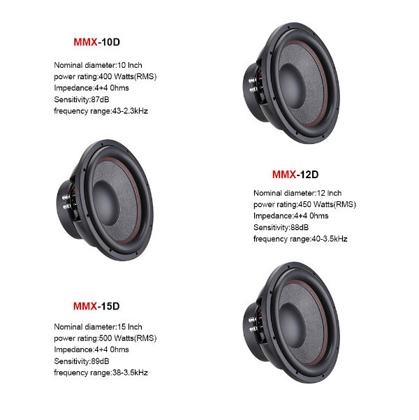 15 inch powered subwoofer car