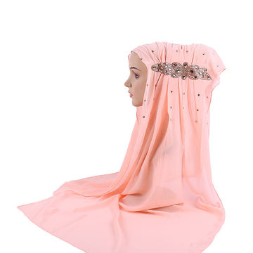 ¡Oferta 2020! Turbante estilo, bufanda étnica hijab, pañuelo de gasa caliente