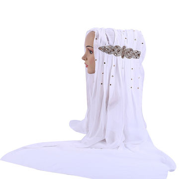 ¡Oferta 2020! Turbante estilo, bufanda étnica hijab, pañuelo de gasa caliente