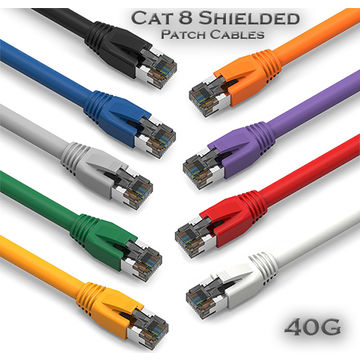6Ft Cat7 Shielded (SSTP) 600MHz Ethernet Network Booted Cable Black