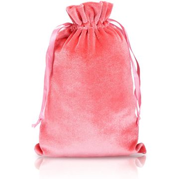 Custom Pink Promoption Jewelry Drawstring Gift Pouch Bags Wholesale - China  Velvet Pouch and Drawstring Bag price