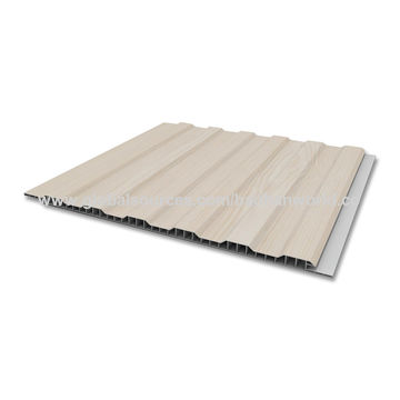 China PVC internal fireproof composite wall cladding wooden color PVC ...